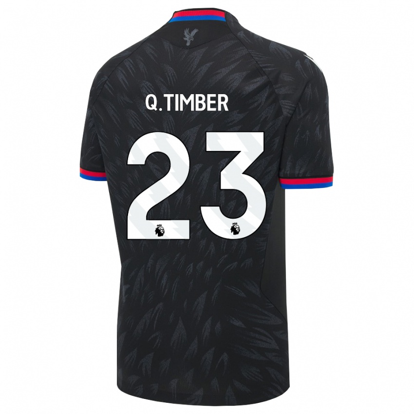 נשים Quinten Timber #23 שחור כחול אדום הרחק ג'רזי 2026/27 חולצה קצרה
