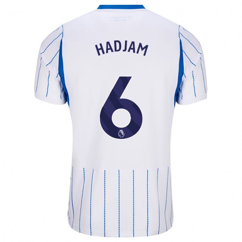 נשים Jaouen Hadjam #6 כחול דודוד לבן הרחק ג'רזי 2026/27 חולצה קצרה