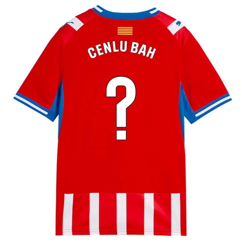ילדים Mamadou Cenlu Bah #0 אדום לבן כחול שמיים ג'רזי ביתית 2026/27 חולצה קצרה