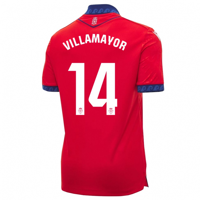 ילדים Yoel Villamayor #14 אדום כחול צי לבן ג'רזי ביתית 2026/27 חולצה קצרה