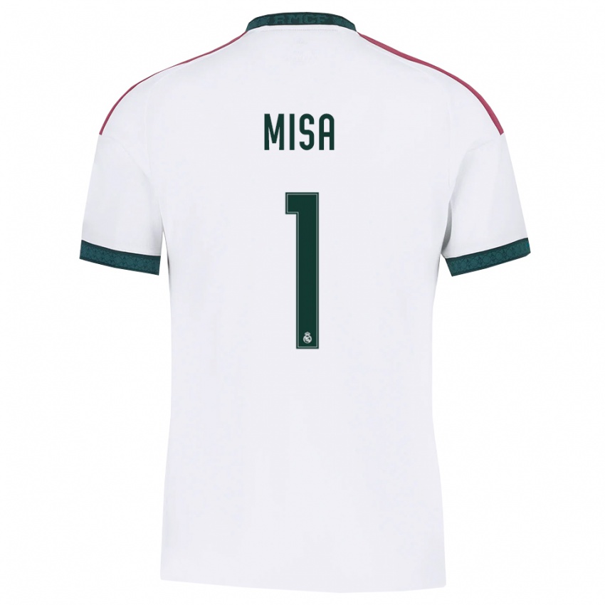 ילדים מריה רודריגס #1 ירוק כהה לבן אדום ג'רזי ביתית 2026/27 חולצה קצרה