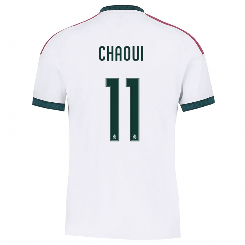 ילדים Omar Chaoui #11 ירוק כהה לבן אדום ג'רזי ביתית 2026/27 חולצה קצרה