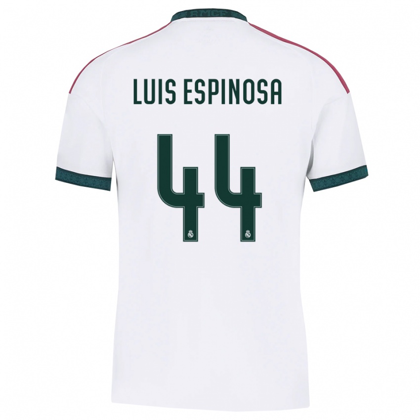 ילדים José Luis Espinosa #44 ירוק כהה לבן אדום ג'רזי ביתית 2026/27 חולצה קצרה