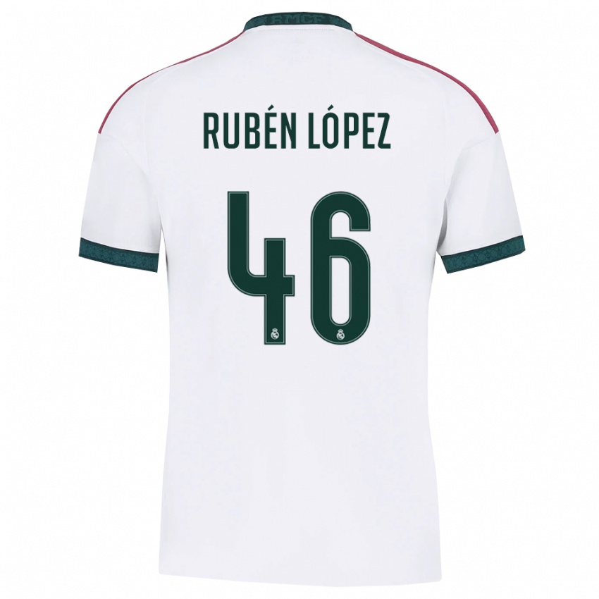 ילדים Rubén López #46 ירוק כהה לבן אדום ג'רזי ביתית 2026/27 חולצה קצרה