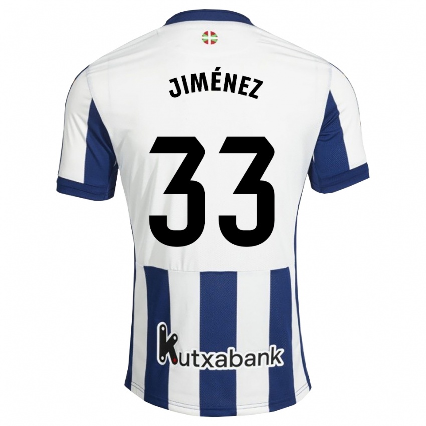 ילדים Javier Jiménez #33 כחול צי זהב ג'רזי ביתית 2026/27 חולצה קצרה