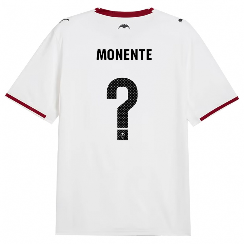 ילדים Leyre Monente #0 שחור לבן אדום צהוב ג'רזי ביתית 2026/27 חולצה קצרה