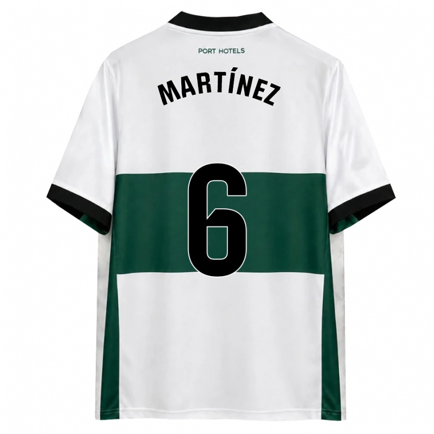 ילדים Antonio Martínez #6 ירוק לבן אדום ג'רזי ביתית 2026/27 חולצה קצרה ילדים Antonio Martínez #6 ירוק לבן אדום ג'רזי ביתית 2026/27 חולצה קצרה