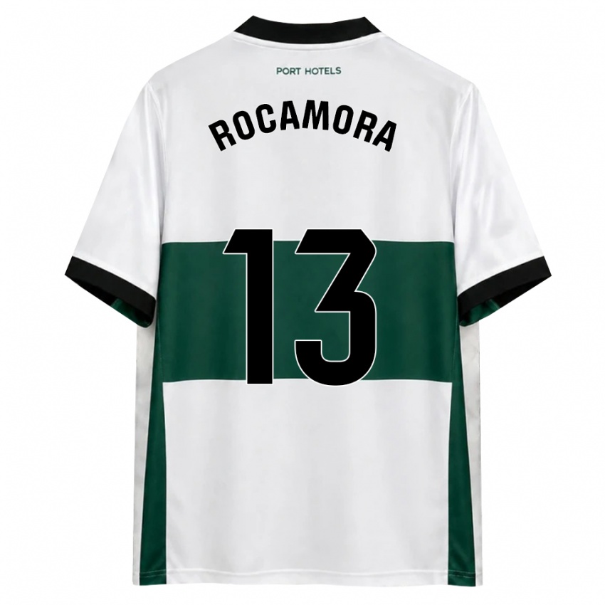 ילדים María Rocamora Díaz #13 ירוק לבן אדום ג'רזי ביתית 2026/27 חולצה קצרה
