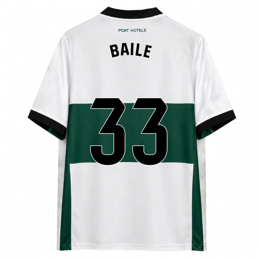 ילדים Andrés Baile #33 ירוק לבן אדום ג'רזי ביתית 2026/27 חולצה קצרה