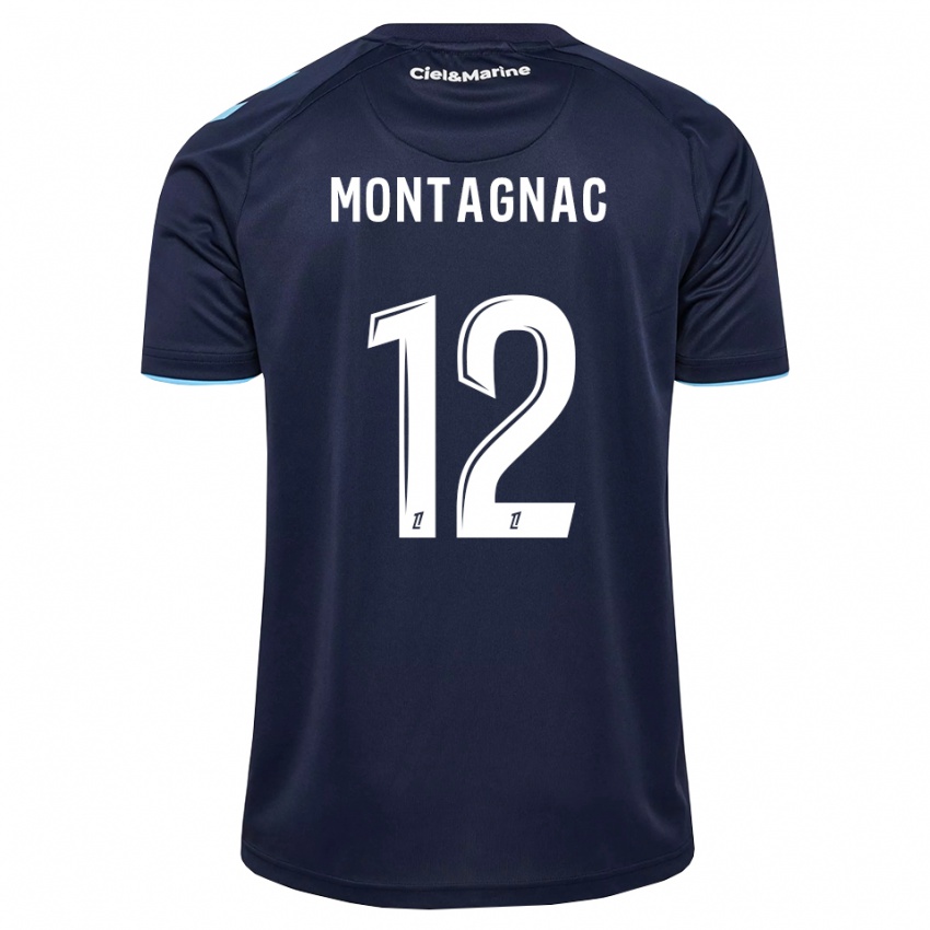 ילדים Alexandre Montagnac #12 כחול חצות תכלת ג'רזי ביתית 2026/27 חולצה קצרה
