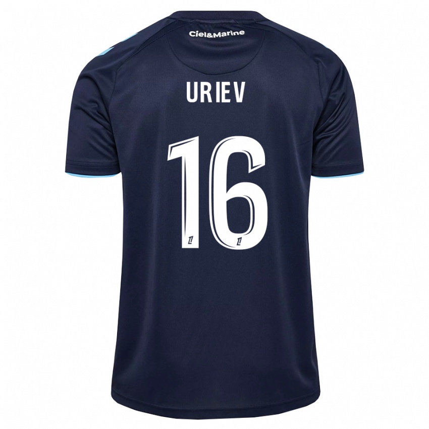 ילדים Alan Uriev #16 כחול חצות תכלת ג'רזי ביתית 2026/27 חולצה קצרה