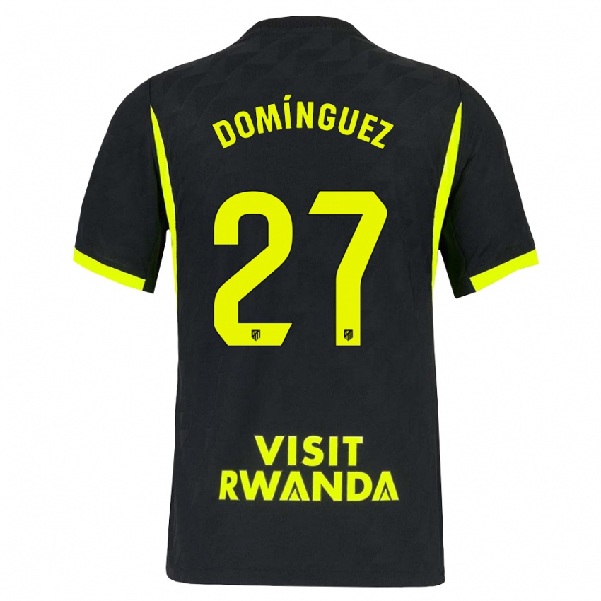 ילדים Jorge Domínguez #27 ירוק בהיר שחור הרחק ג'רזי 2026/27 חולצה קצרה