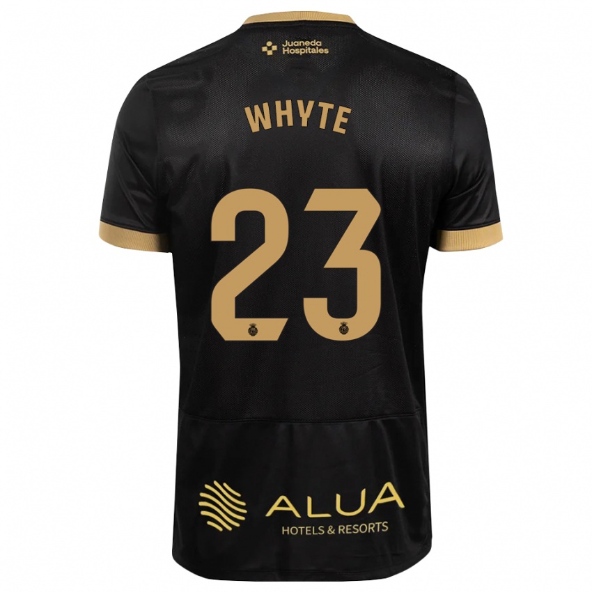 ילדים Michael Whyte #23 חום חולי שחור אדום הרחק ג'רזי 2026/27 חולצה קצרה