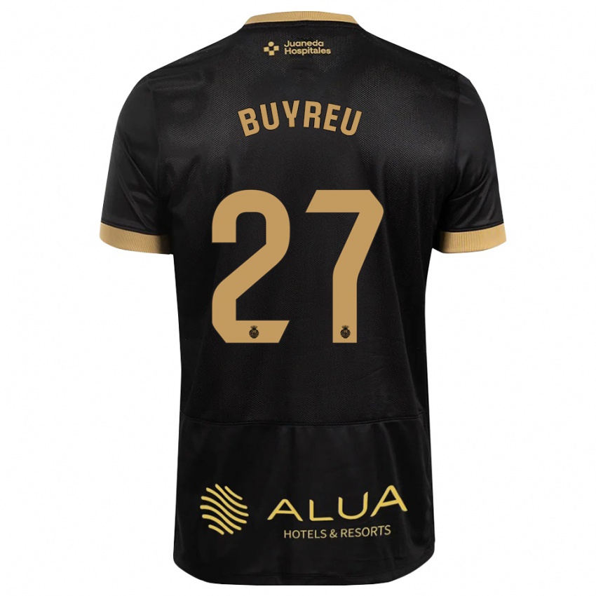 ילדים Jan Buyreu #27 חום חולי שחור אדום הרחק ג'רזי 2026/27 חולצה קצרה