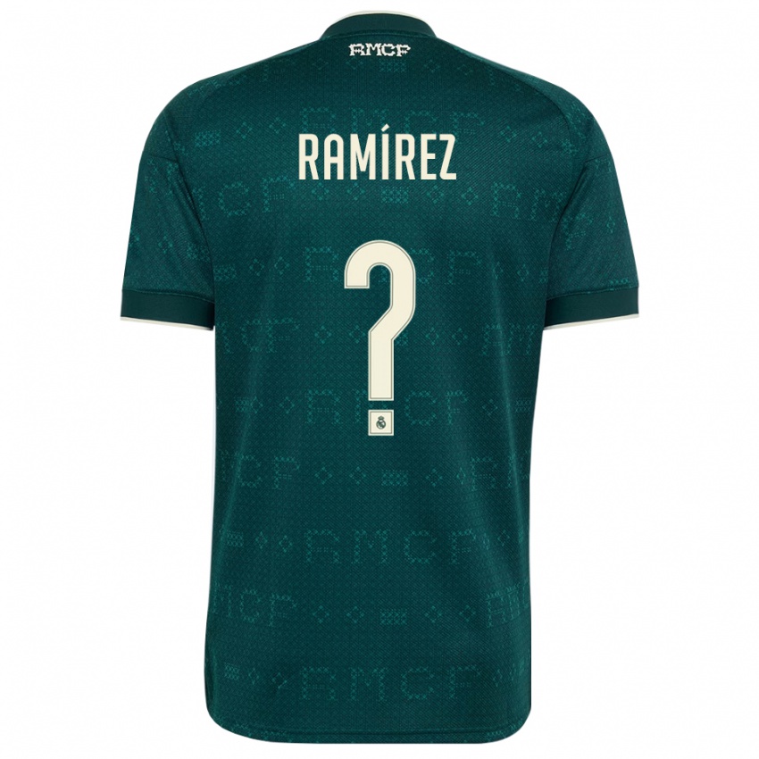 ילדים Izan Ramírez #0 אפור כהה לבן הרחק ג'רזי 2026/27 חולצה קצרה