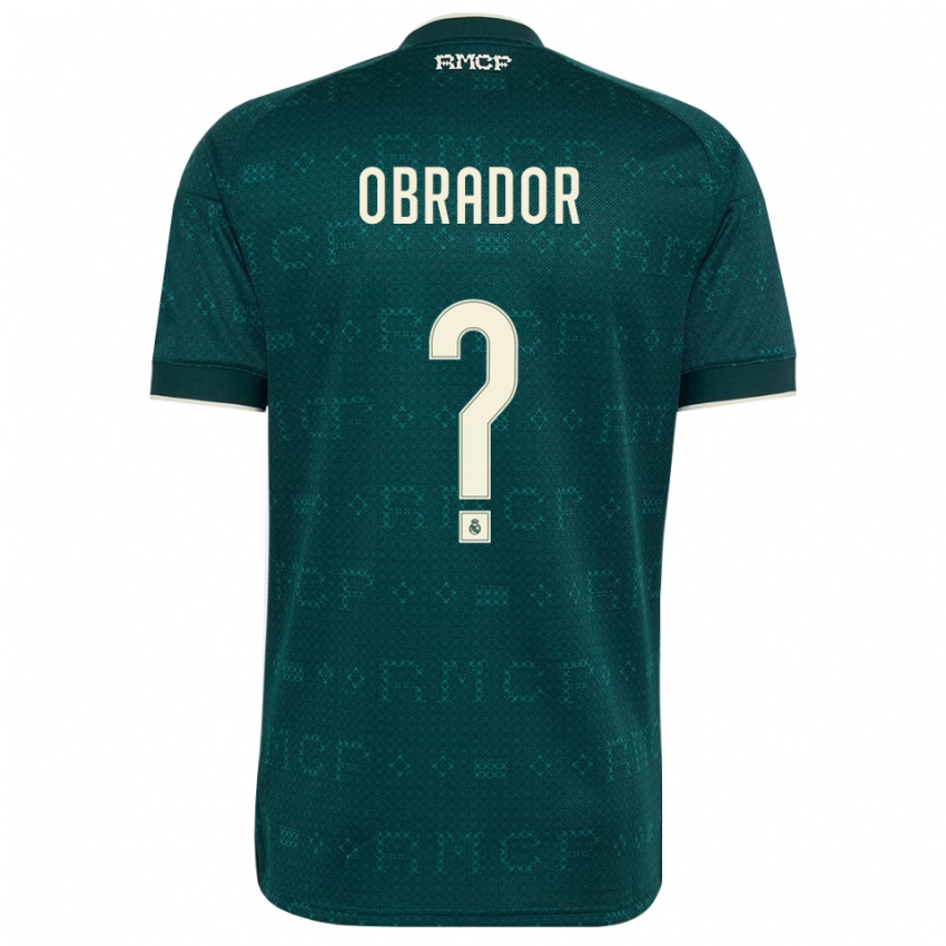 ילדים רפאל אוברדור #0 אפור כהה לבן הרחק ג'רזי 2026/27 חולצה קצרה