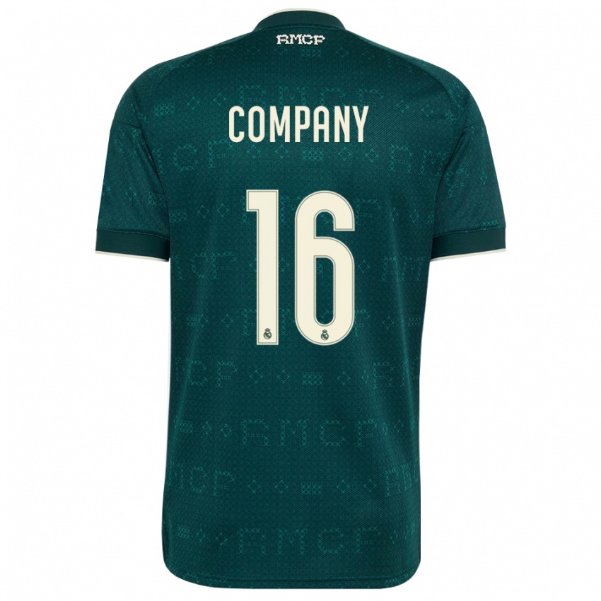 ילדים Marco Company #16 אפור כהה לבן הרחק ג'רזי 2026/27 חולצה קצרה