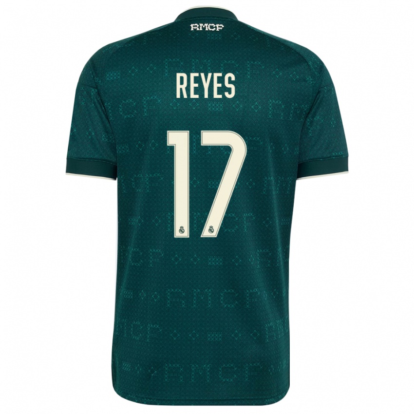 ילדים José Reyes #17 אפור כהה לבן הרחק ג'רזי 2026/27 חולצה קצרה