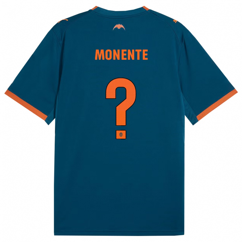 ילדים Leyre Monente #0 כחול דודג' כתום הרחק ג'רזי 2026/27 חולצה קצרה