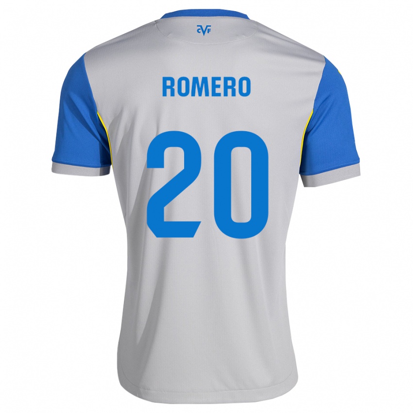 ילדים Carlos Romero #20 כחול דודג' אפור הרחק ג'רזי 2026/27 חולצה קצרה