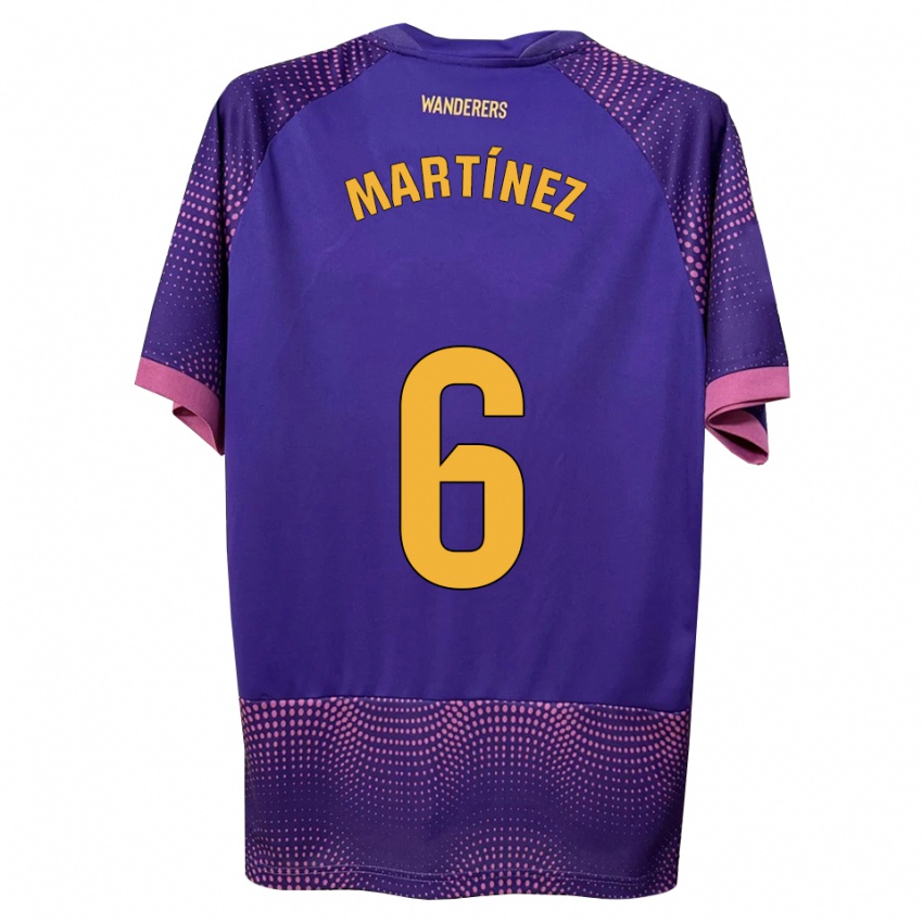 ילדים Antonio Martínez #6 לבן ורוד סגול הרחק ג'רזי 2026/27 חולצה קצרה ילדים Antonio Martínez #6 לבן ורוד סגול הרחק ג'רזי 2026/27 חולצה קצרה