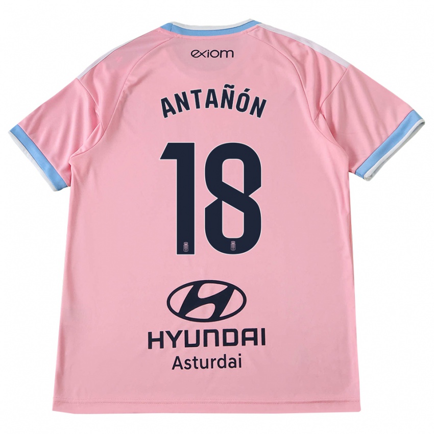 ילדים Lucas Antañón #18 כחול תירס ורוד הרחק ג'רזי 2026/27 חולצה קצרה