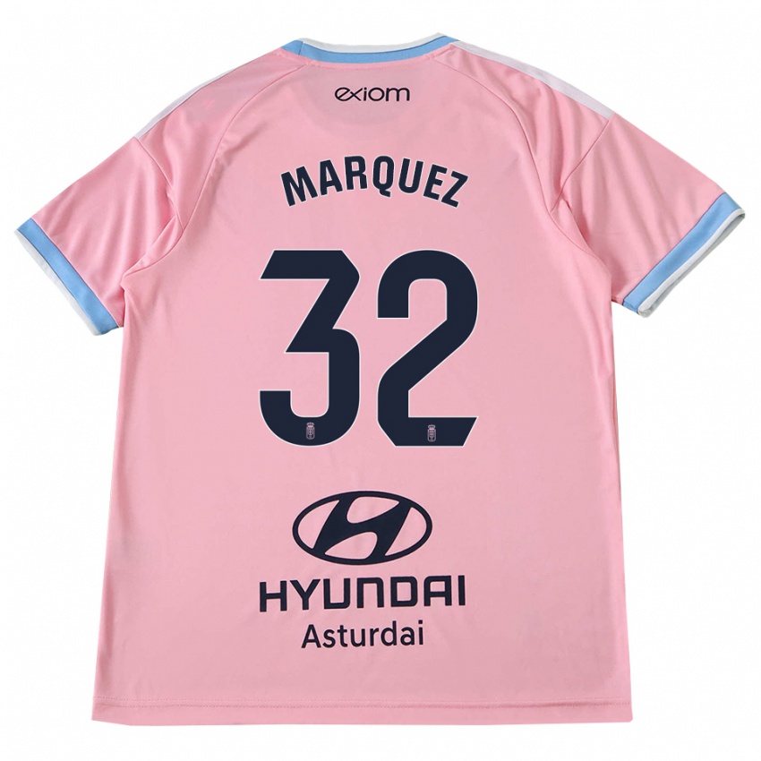 ילדים Gerard Marquez #32 כחול תירס ורוד הרחק ג'רזי 2026/27 חולצה קצרה
