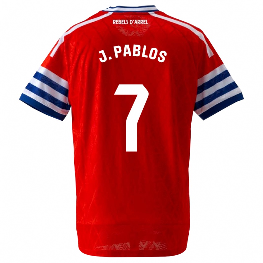 ילדים ג'ודית פבלוס גארידו #7 כחול מלכותי אדום הרחק ג'רזי 2026/27 חולצה קצרה