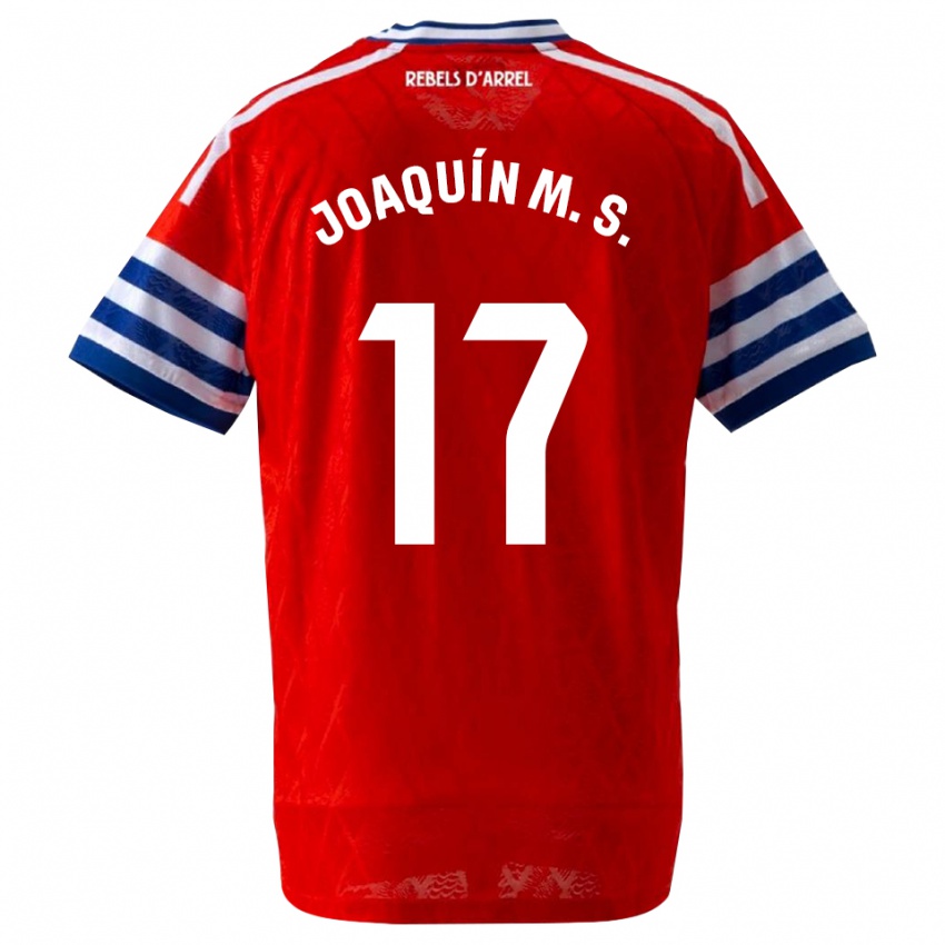 ילדים Joaquín Manuel Sánchez #17 כחול מלכותי אדום הרחק ג'רזי 2026/27 חולצה קצרה