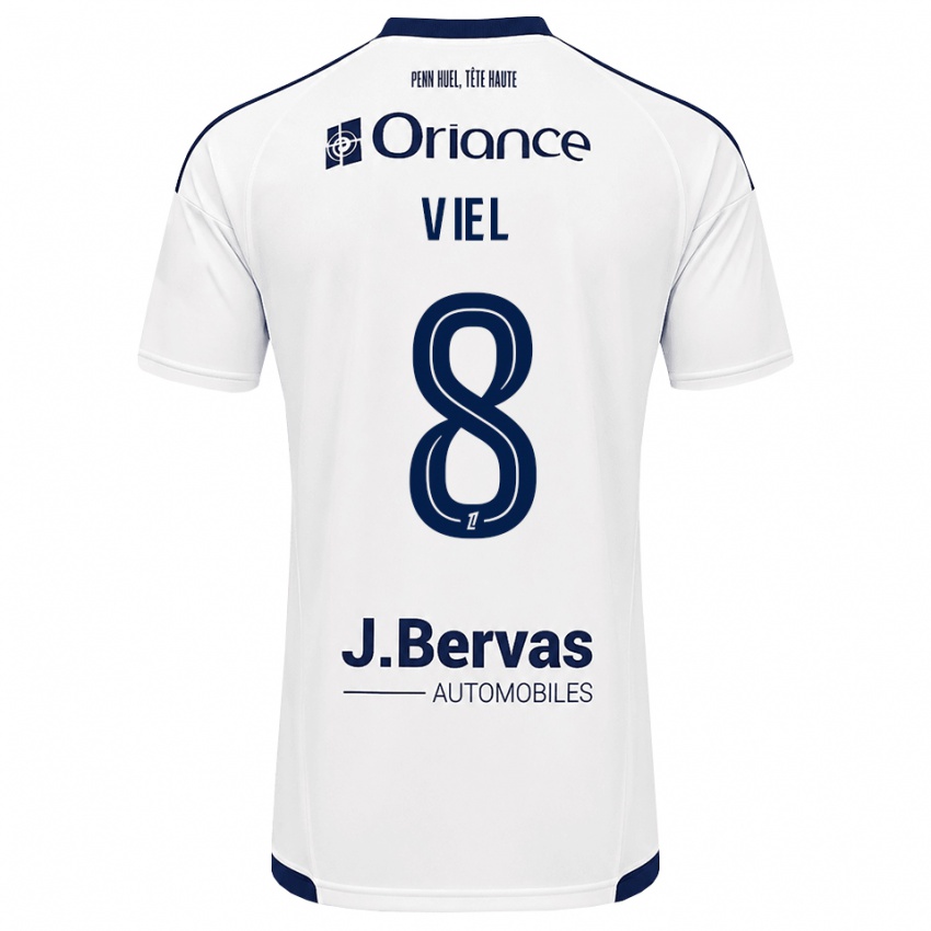 ילדים Sacha Viel #8 כחול צי לבן הרחק ג'רזי 2026/27 חולצה קצרה