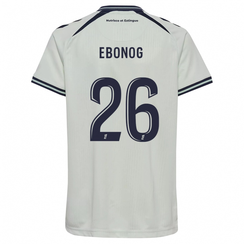 ילדים Simon Ebonog #26 כחול חצות לבן הרחק ג'רזי 2026/27 חולצה קצרה