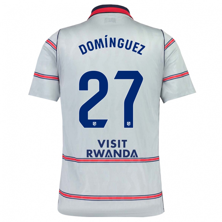 ילדים Jorge Domínguez #27 אפור אדום כחול צי ג'רזי קיט שלישי 2026/27 חולצה קצרה