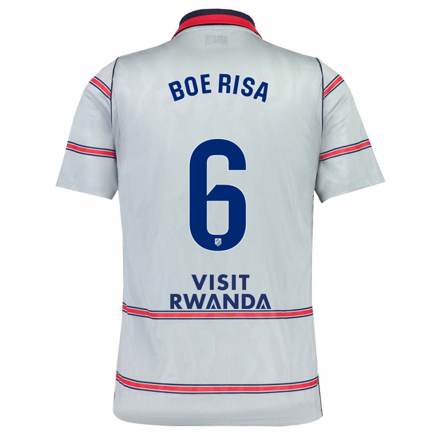 ילדים Vilde Bøe Risa #6 אפור אדום כחול צי ג'רזי קיט שלישי 2026/27 חולצה קצרה