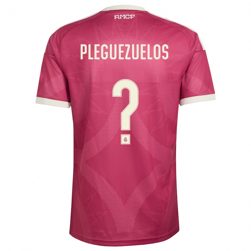 ילדים Joel Pleguezuelos #0 אדום סגול חיוור לבן ג'רזי קיט שלישי 2026/27 חולצה קצרה