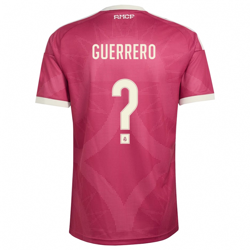 ילדים ז'ולן גררו #0 אדום סגול חיוור לבן ג'רזי קיט שלישי 2026/27 חולצה קצרה