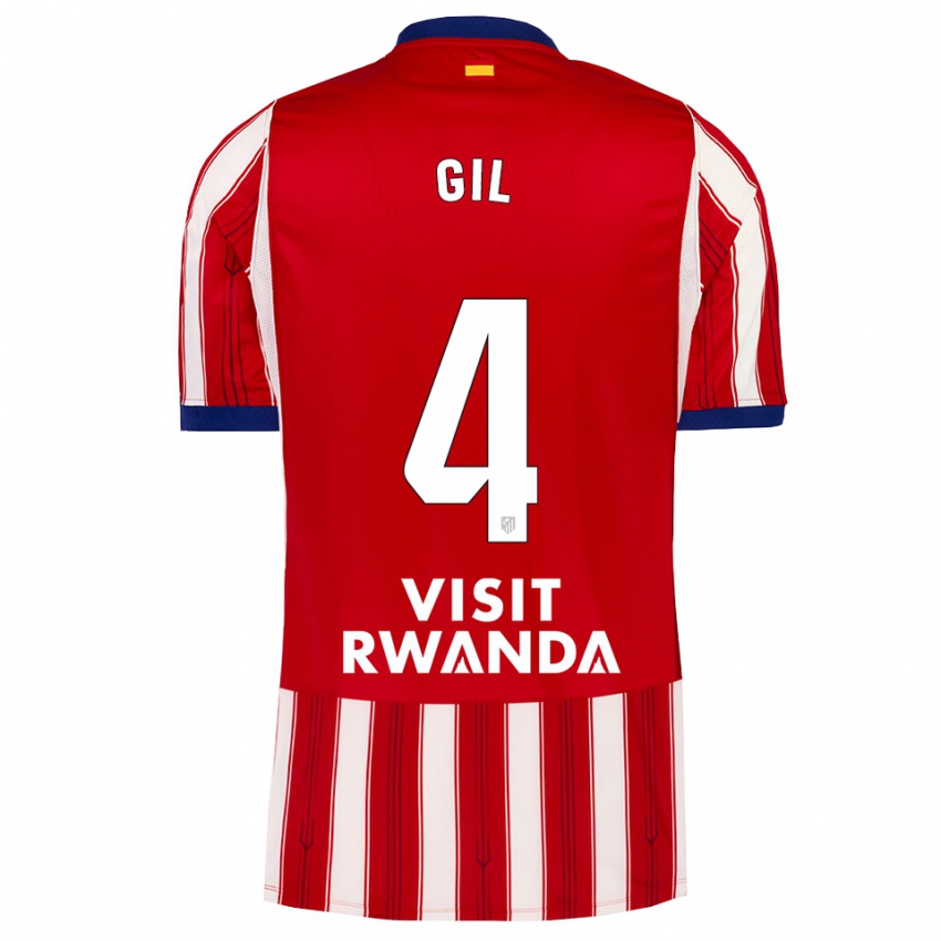 גברים Miguel Gil #4 כחול מלכותי אדום לבן ג'רזי ביתית 2026/27 חולצה קצרה