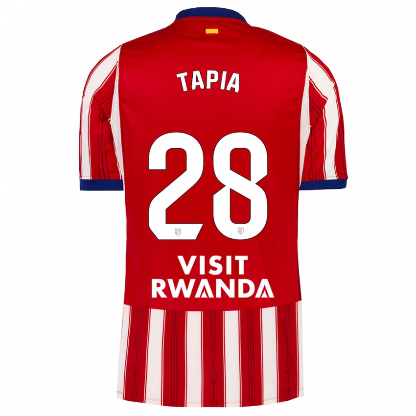 גברים Unai Tapia #28 כחול מלכותי אדום לבן ג'רזי ביתית 2026/27 חולצה קצרה