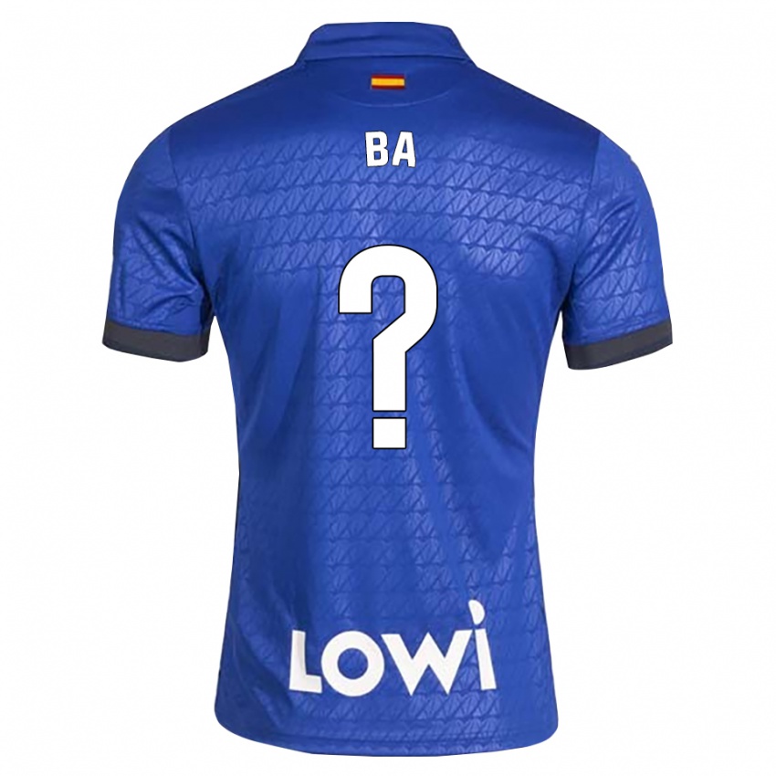 גברים Bouba Ba #0 לבן כחול שחור ג'רזי ביתית 2026/27 חולצה קצרה