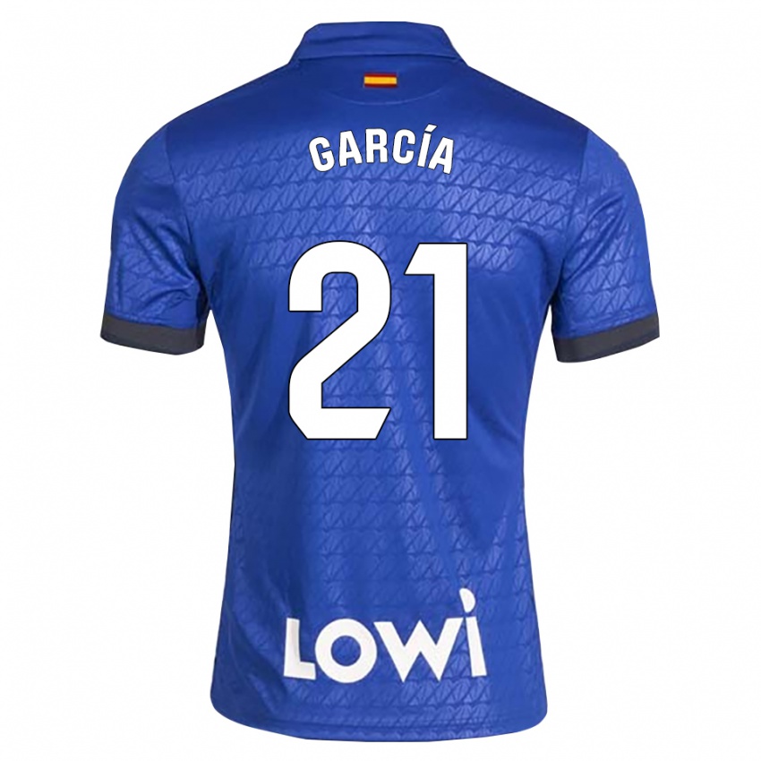 גברים Andrés García #21 לבן כחול שחור ג'רזי ביתית 2026/27 חולצה קצרה