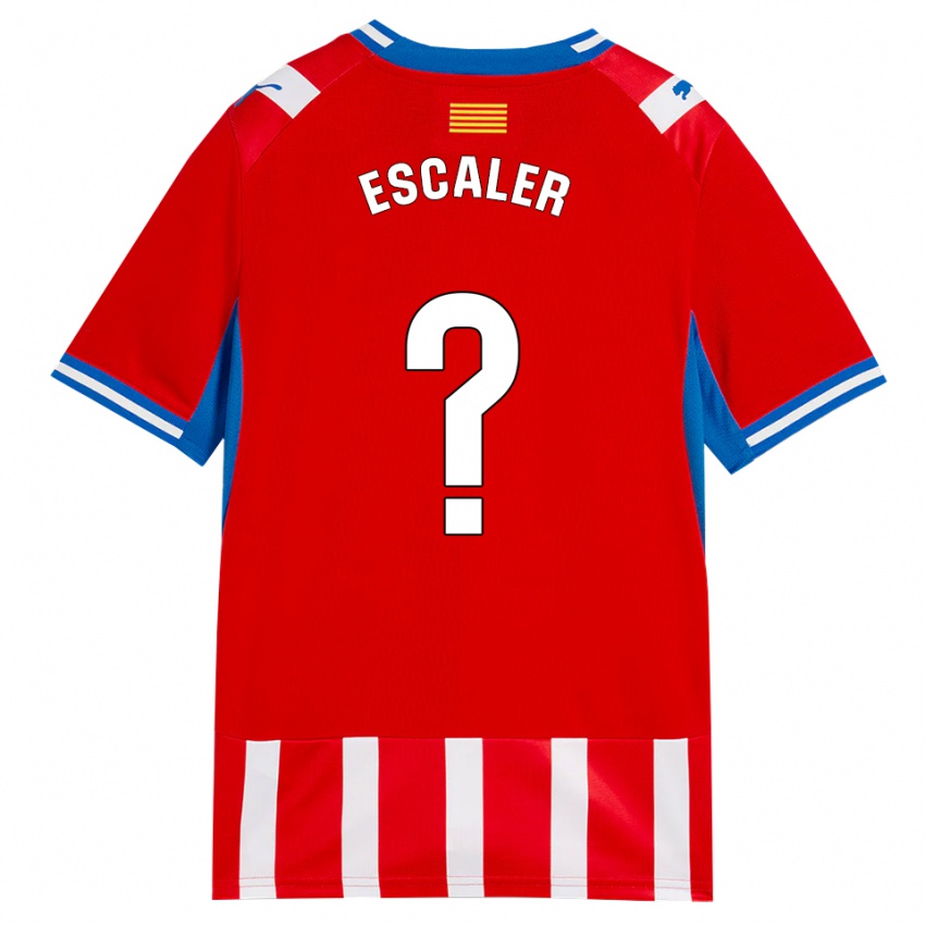 גברים Joel Escaler #0 אדום לבן כחול שמיים ג'רזי ביתית 2026/27 חולצה קצרה