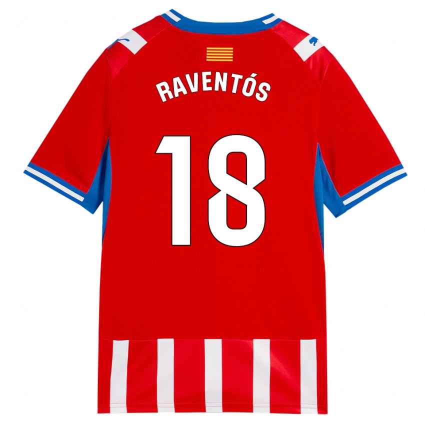 גברים Joan Raventós #18 אדום לבן כחול שמיים ג'רזי ביתית 2026/27 חולצה קצרה