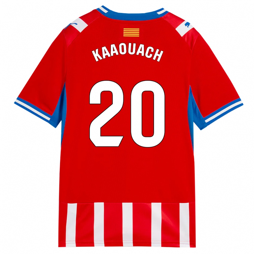 גברים Nabil Kaaouach #20 אדום לבן כחול שמיים ג'רזי ביתית 2026/27 חולצה קצרה