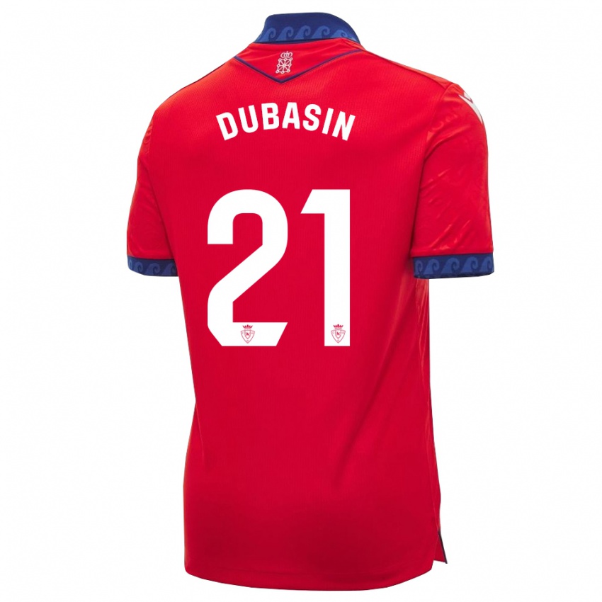 גברים Jonathan Dubasin #21 אדום כחול צי לבן ג'רזי ביתית 2026/27 חולצה קצרה