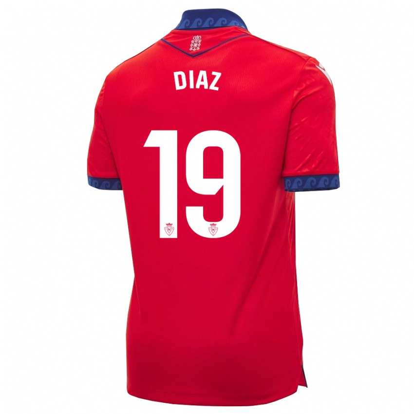 גברים Lucas Diaz #19 אדום כחול צי לבן ג'רזי ביתית 2026/27 חולצה קצרה