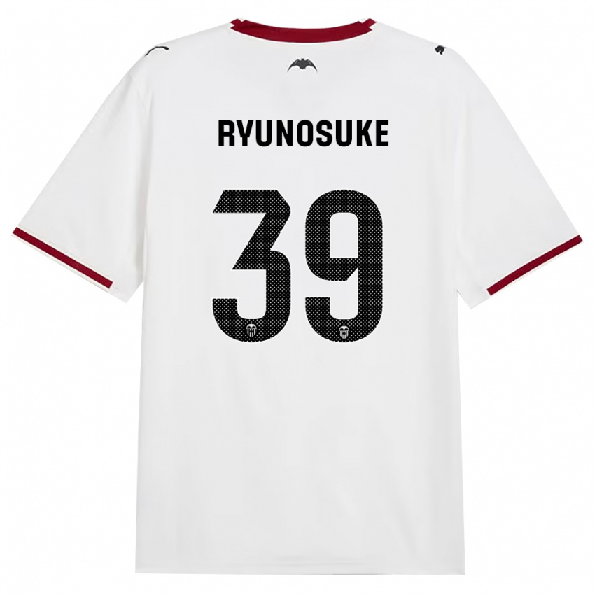 גברים Ryunosuke Sato #39 שחור לבן אדום צהוב ג'רזי ביתית 2026/27 חולצה קצרה