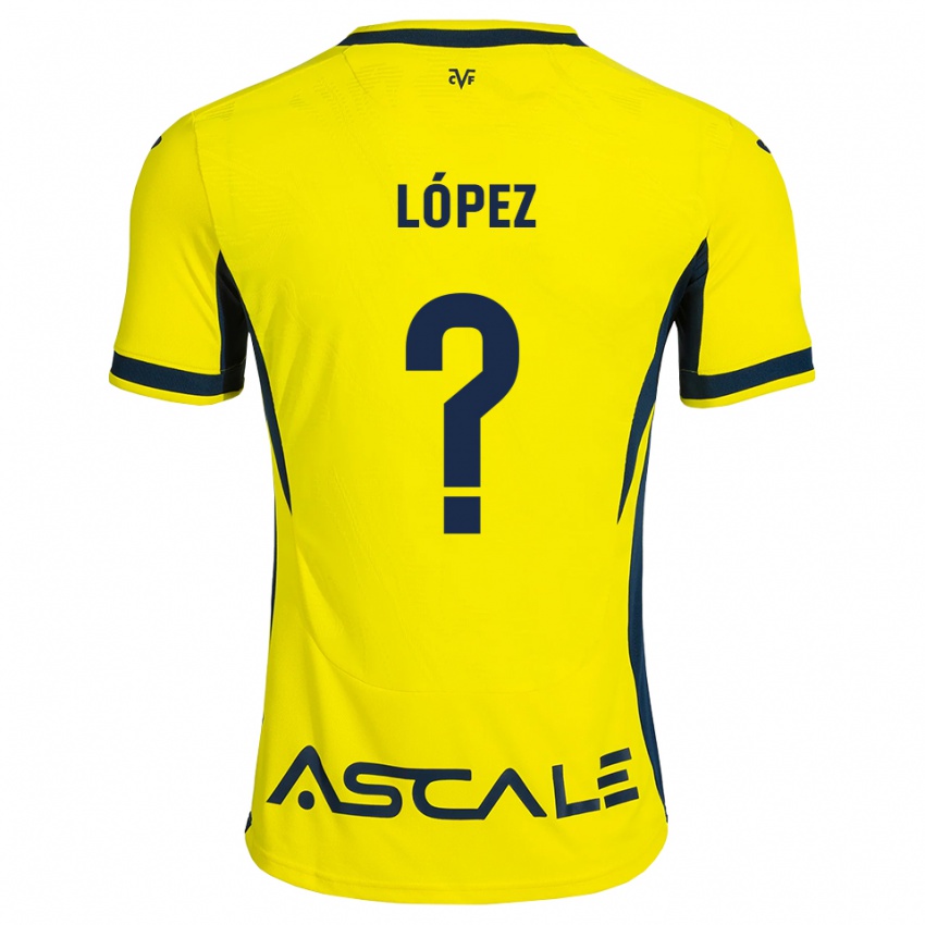 גברים Pablo López #0 צהוב שחור אדום ג'רזי ביתית 2026/27 חולצה קצרה