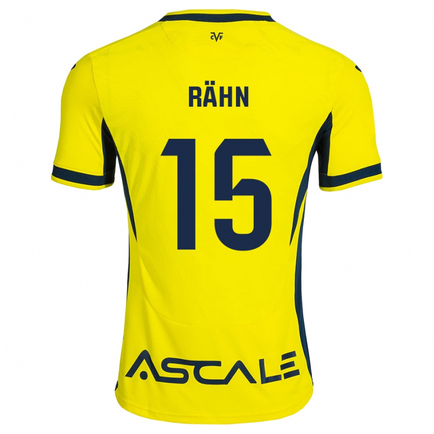 גברים Ronan Rähn #15 צהוב שחור אדום ג'רזי ביתית 2026/27 חולצה קצרה