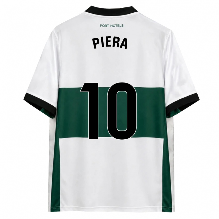 גברים Juan Piera #10 ירוק לבן אדום ג'רזי ביתית 2026/27 חולצה קצרה