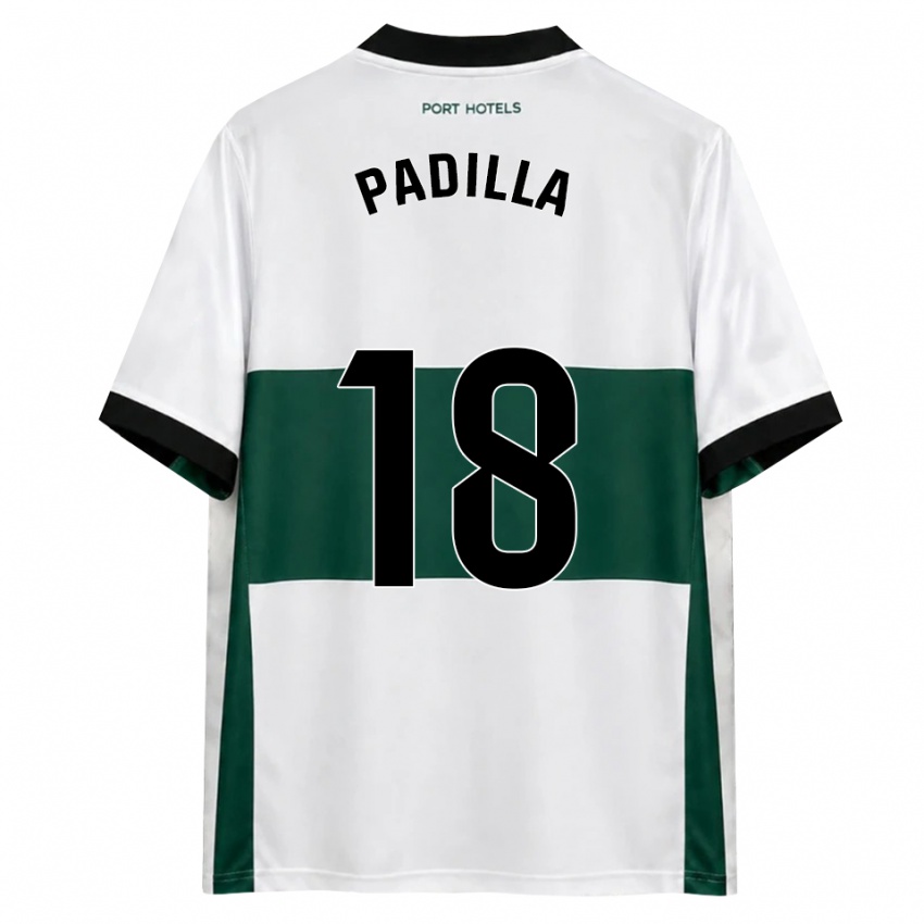 גברים Álvaro Padilla #18 ירוק לבן אדום ג'רזי ביתית 2026/27 חולצה קצרה