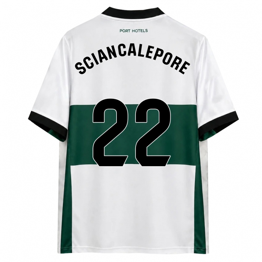 גברים Mateo Sciancalepore #22 ירוק לבן אדום ג'רזי ביתית 2026/27 חולצה קצרה